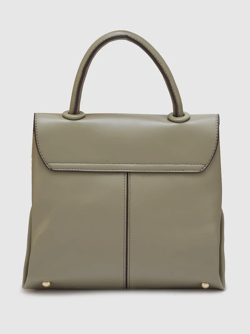 globus  Globus Women Olive Solid Casual Handheld Bag  | Best Price UAE